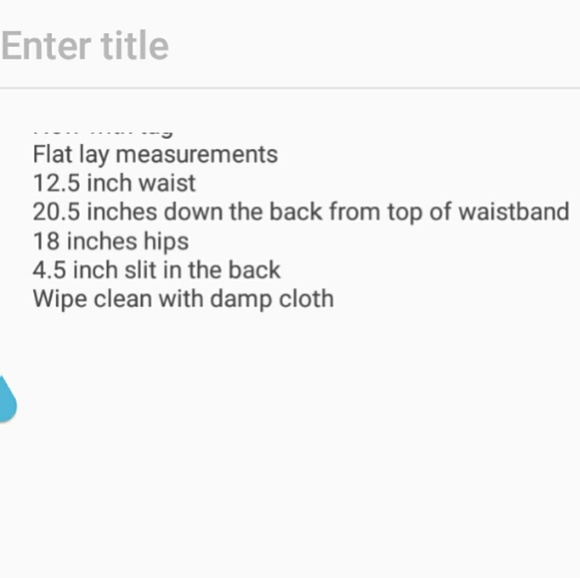 Helium Authentique Black Faux Leather Pencil Skirt - Picture 6 of 6